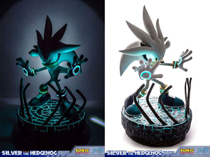Glowing Special Edition Silver Statue