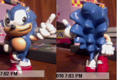 Japanese early PVC Sonic Figure