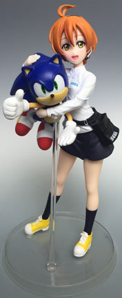 Love Live Rin Figure With Sonic on Base