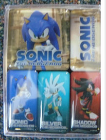 Sonic 06 Foil Magnets Set