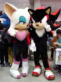 Rouge the Bat & Shadow costumes