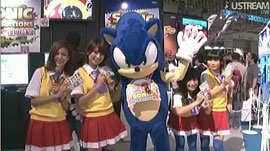 TGS 20th Anniversary Sonic Mascot