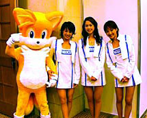 Tails and 3 logo girls event