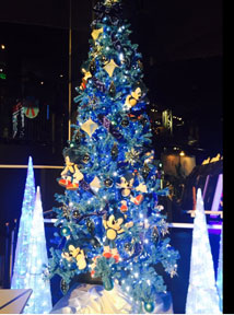 Joypolis Blue Sonic Tree Christmas