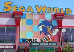 SegaWorld Japan Sign Building