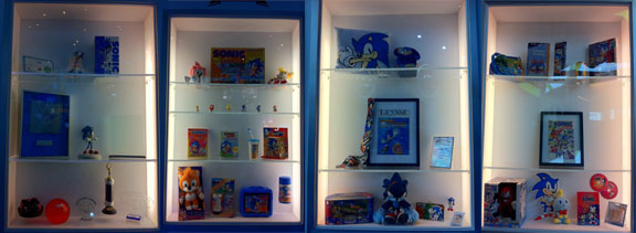 Sonic Collection Case Displays