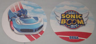 Sonic Boom Swag Round Coaster