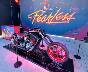 Dark Rider Motorcycle Display MotoGT Texas