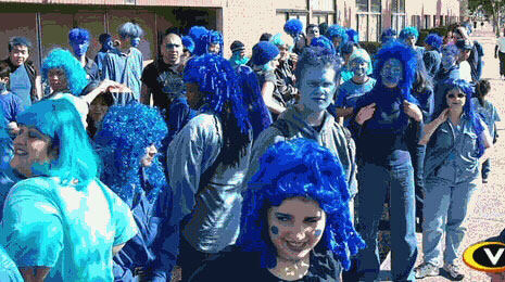 So many blue humans