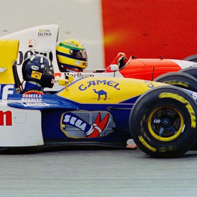 Formula 1 Race Car AyrtonSenna Foot