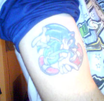 Sonic Adventure 1 Tattoo