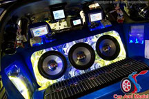 Sparkle Speakers DVD Custom Interior