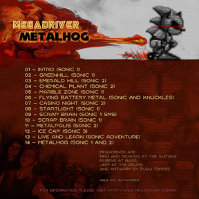 MetalHog Heavy Metal Album Back