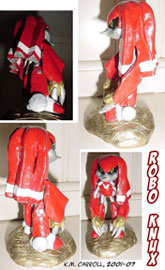 Mecha Knuckles Sculpture