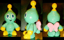 Neutral Chao Fan Figure Sculpture