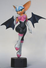 Rouge Fan Statue Painted