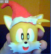 Tails Head Fan Xmas Tree Ornament