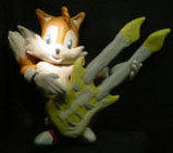 Tails Double Guitar Sculpture