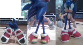 SA2 Battle Shoe & Cuff Mod Figure