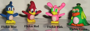 Polymer Clay Sonic 3D Blast Flickies