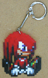 Knuckles Mini Hama Bead Keychain