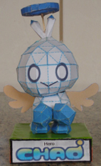 Hero chao paper craft