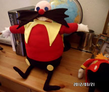 Classic Eggman Fan Plush