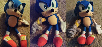 Knit Fix Sonic Doll