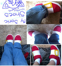 Sonic Shoe Covers Fan Item