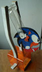 Sonic the hedgehog fan flipping toy