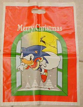 Sonic the Hedgehog Christmas bag