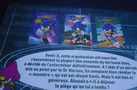 Sonic X Book Back Blurb