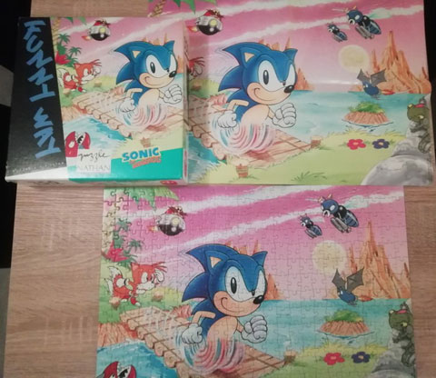 Funny Way Sonic Puzzle With Box