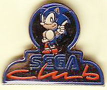 Sega Club Sonic Enamel Pin