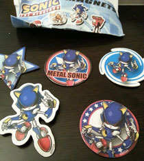 Metal Sonic Magnet Set