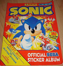German Official Sega Sticker Album