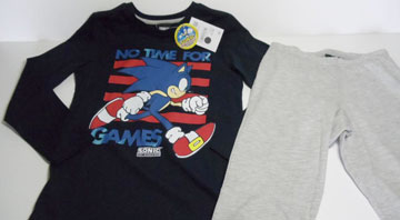 No Time For Games Sonic 2pc Set