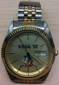 Sonic 2 Silver Gold Watch