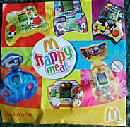 McDonalds' Sonic Games Paper