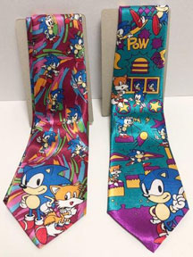 2 1990s Sonic the Hedgehog Ties
