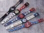 5 Sonic watch selection with plastic bands