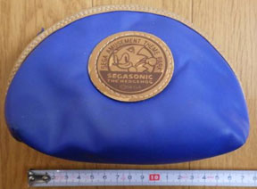 Sega Amusement Theme Park Blue Pouch