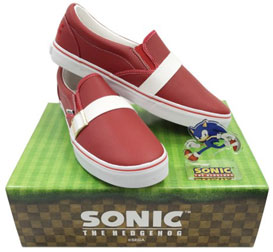 Annippon Sonic themed loafer style shoes