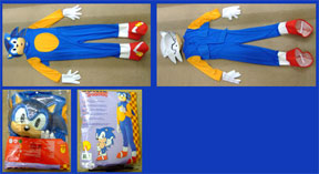Classic Sonic Costume w/Mask Pack