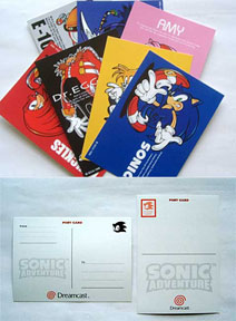 Dreamcast Themed SA1 Postcard Selection