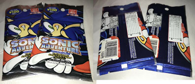 Sonic Adventure 1 Card Packs Unopened