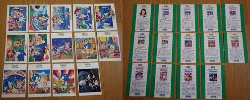 Sega Freaks Cards Set