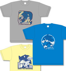 3 New Art Sonic T-shirt mock-ups