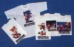 Segasonic classic shirts, with rare Metal Sonic on one