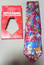 Magenta Sonic & Tails Color Wave Tie